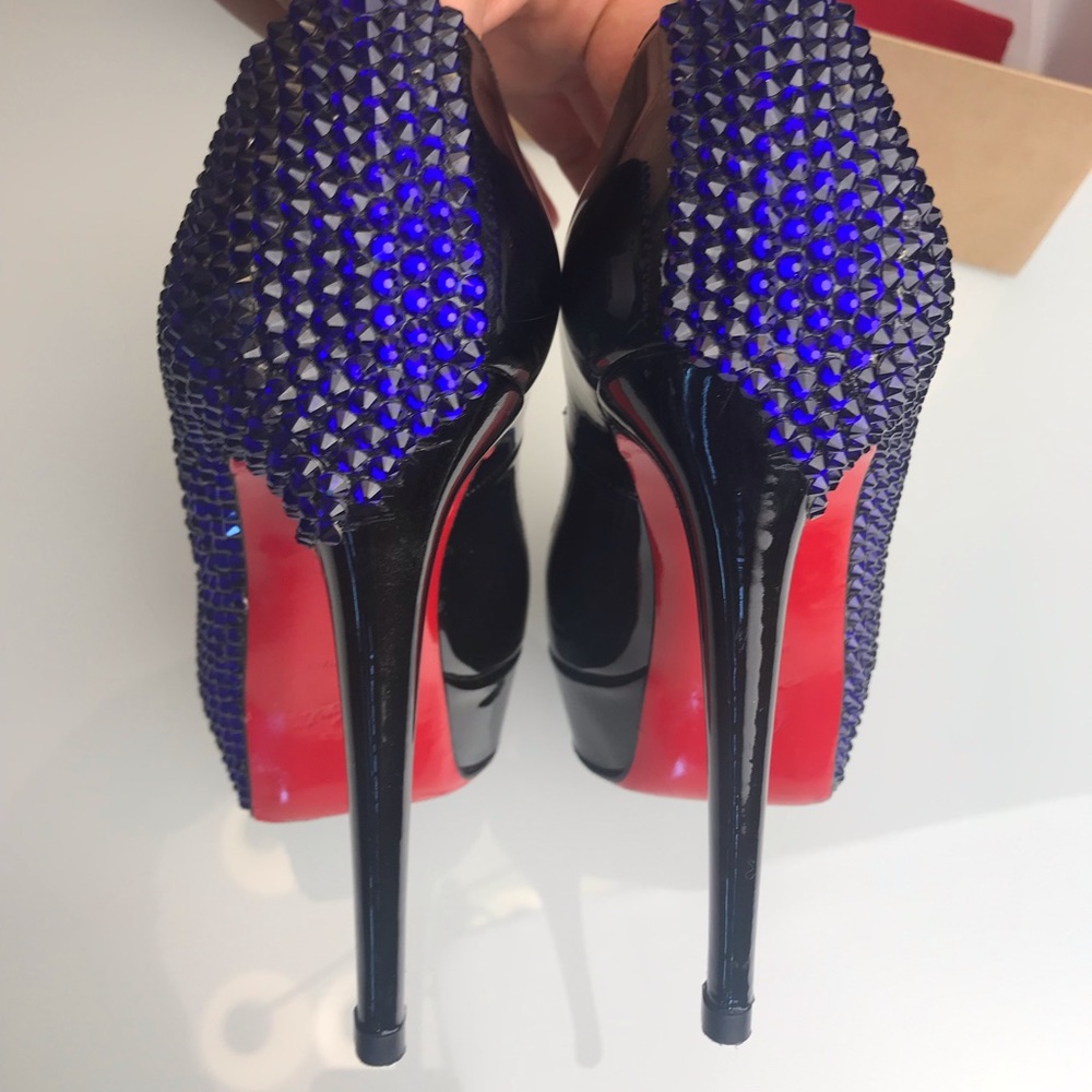 ❌SOLD❌CHRISTIAN LOUBOUTIN Swarovski custom Bianca - Picture 5 of 8